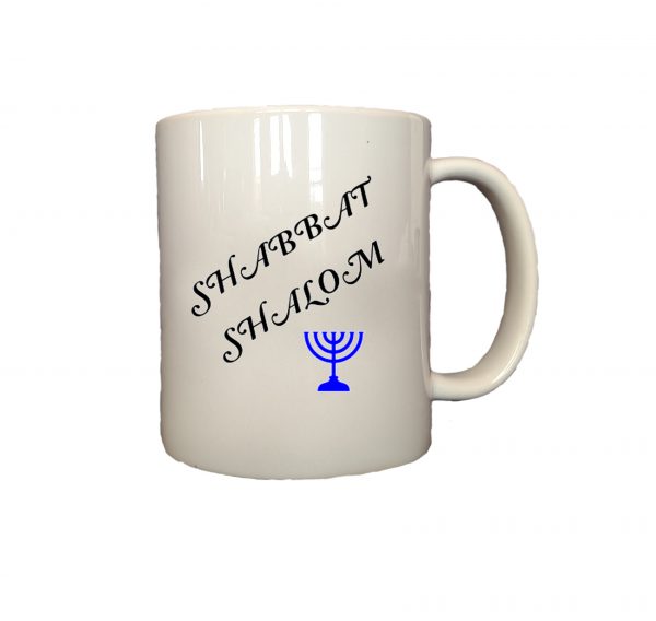 Shabbat Shalom mug